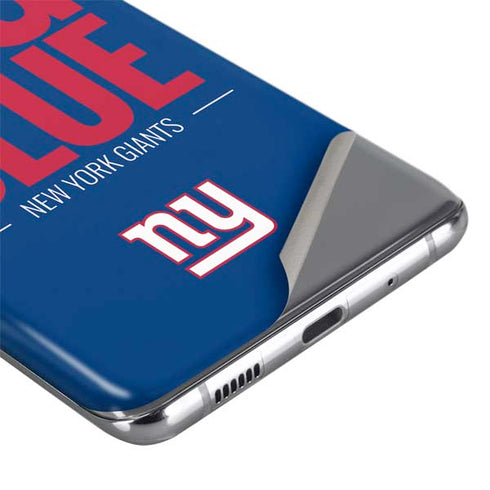 NFL New York Giants Team Motto Galaxy S20 Plus Skin