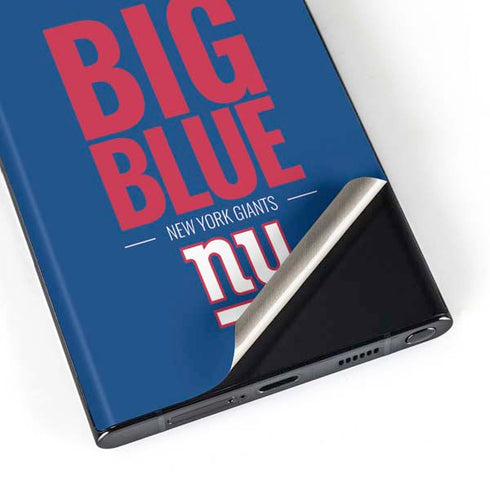 NFL New York Giants Team Motto Galaxy Skins