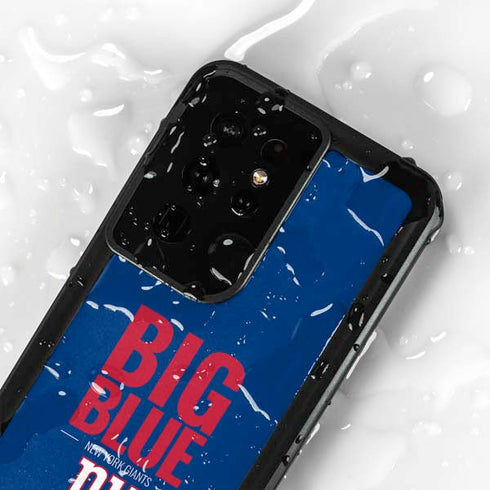 NFL New York Giants Team Motto Galaxy S24 Ultra Waterproof Case