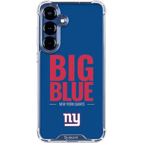 NFL New York Giants Team Motto Galaxy S25 Plus Clear Case