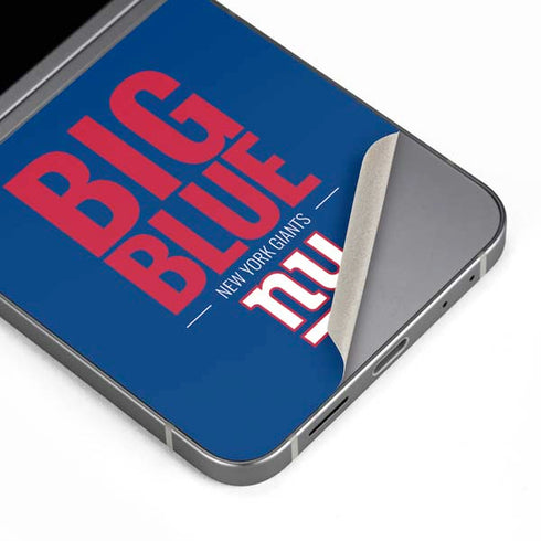 NFL New York Giants Team Motto Galaxy Z Flip6 Skin