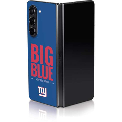 NFL New York Giants Team Motto Galaxy Z Fold5 5G Skin