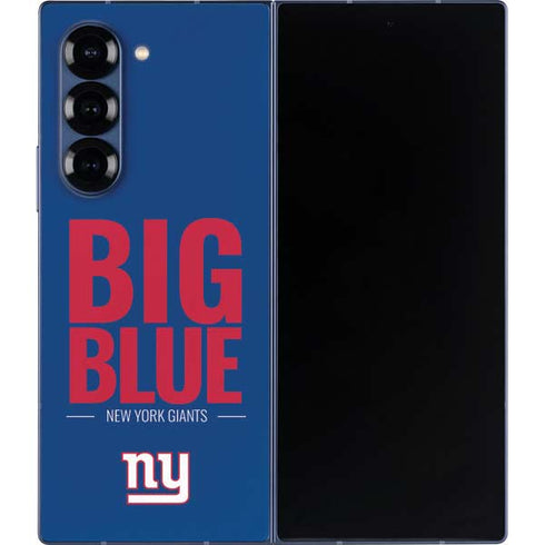 NFL New York Giants Team Motto Galaxy Z Fold6 Skin