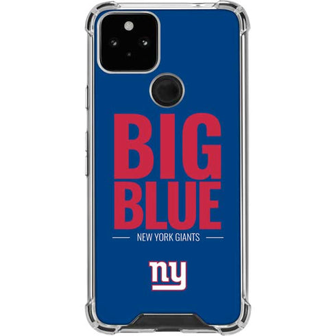 NFL New York Giants Team Motto Google Pixel 5 Clear Case