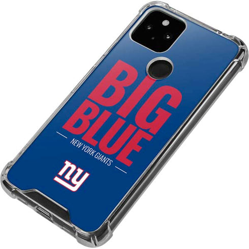 NFL New York Giants Team Motto Google Pixel 5 Clear Case
