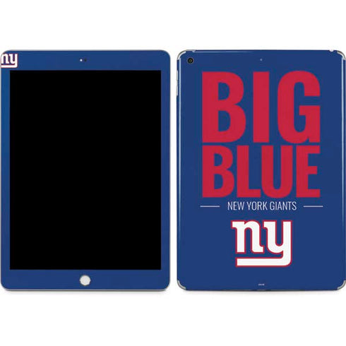 NFL New York Giants Team Motto Apple iPad Skin