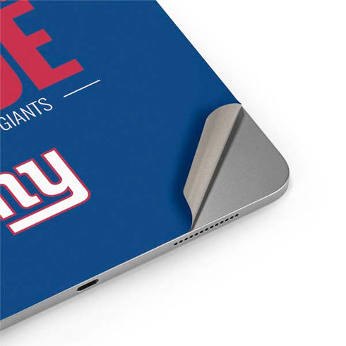 NFL New York Giants Team Motto Apple iPad Air Skin