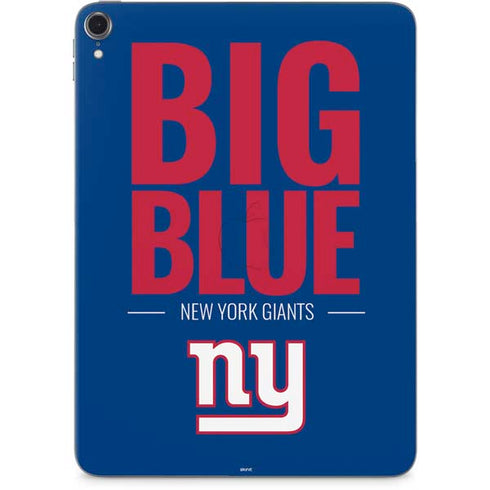 NFL New York Giants Team Motto Apple iPad Pro Skin