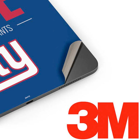 NFL New York Giants Team Motto Apple iPad Pro Skin