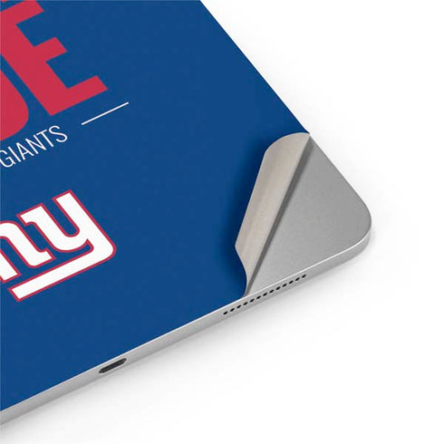 NFL New York Giants Team Motto iPad Pro 13in M4 (2024) Skin