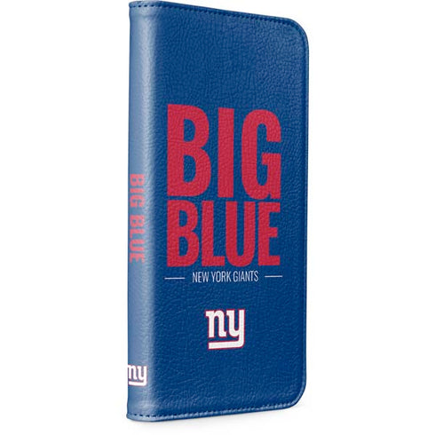 NFL New York Giants Team Motto iPhone 15 Folio Case