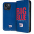 NFL New York Giants Team Motto iPhone 15 Plus Folio Case