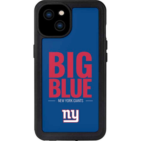 NFL New York Giants Team Motto iPhone 15 Plus Waterproof Case