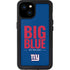 NFL New York Giants Team Motto iPhone 15 Plus Waterproof Case