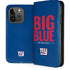 NFL New York Giants Team Motto iPhone 15 Pro Folio Case