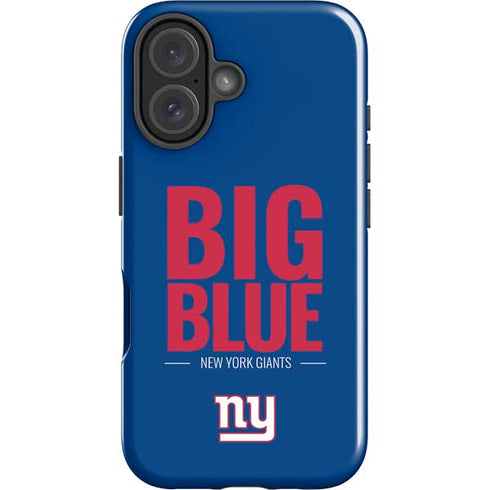 NFL New York Giants Team Motto iPhone 16 Plus Impact Case