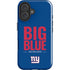 NFL New York Giants Team Motto iPhone 16 Plus Impact Case