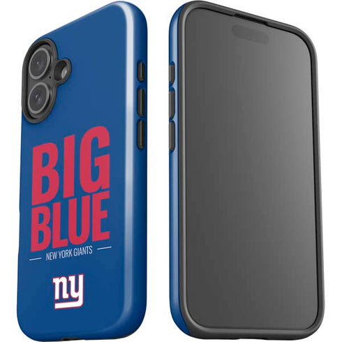 NFL New York Giants Team Motto iPhone 16 Plus Impact Case