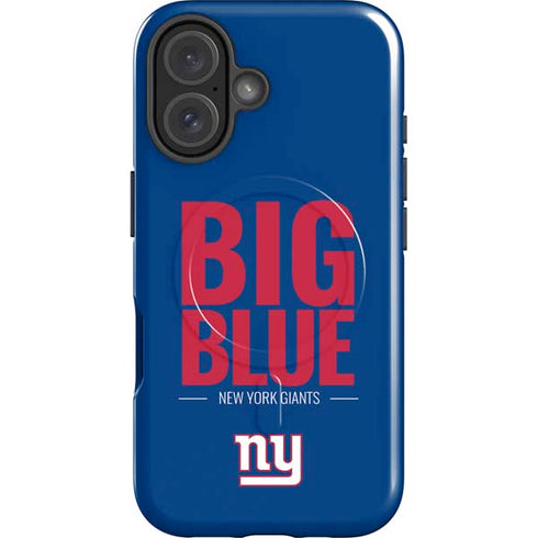 NFL New York Giants Team Motto iPhone 16 Plus Magsafe Impact Case