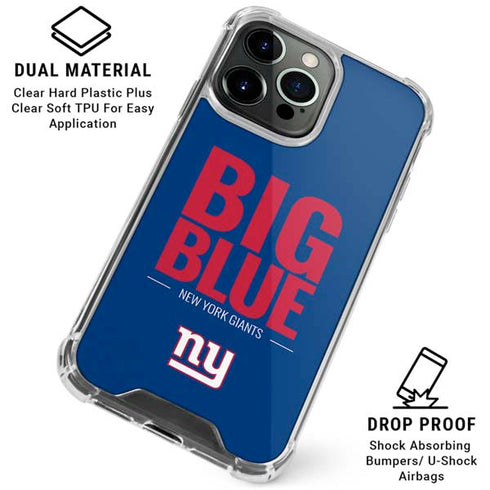 NFL New York Giants Team Motto iPhone 16 Pro Max Clear Case