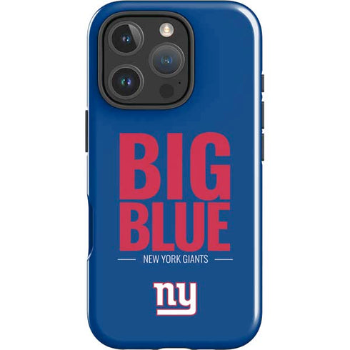 NFL New York Giants Team Motto iPhone 16 Pro Max Impact Case