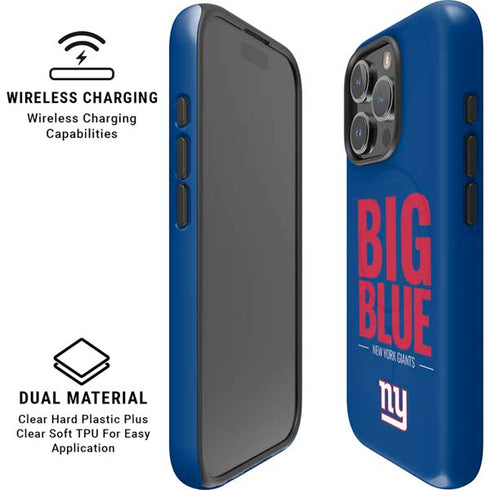 NFL New York Giants Team Motto iPhone 16 Pro Max Magsafe Impact Case