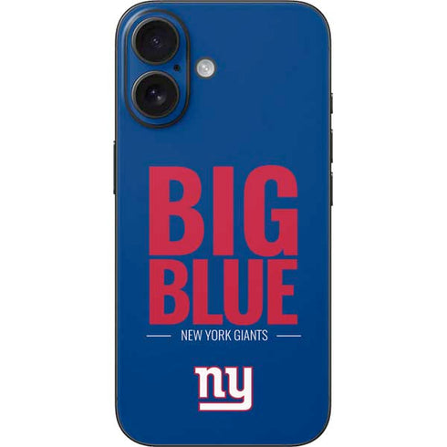 NFL New York Giants Team Motto iPhone 16 Skin