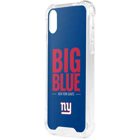NFL New York Giants Team Motto iPhone XS Clear Case