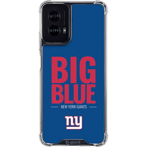 NFL New York Giants Team Motto Moto G Power 5G (2024) Clear Case