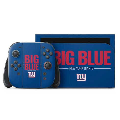 NFL New York Giants Team Motto Nintendo Skins