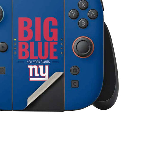 NFL New York Giants Team Motto Nintendo Switch 2 (2025) Joy-Con Controller Skin