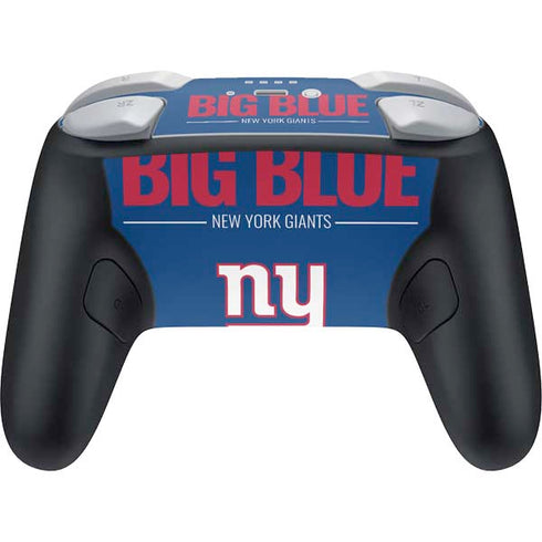 NFL New York Giants Team Motto Nintendo Switch 2 (2025) Pro Controller Skin