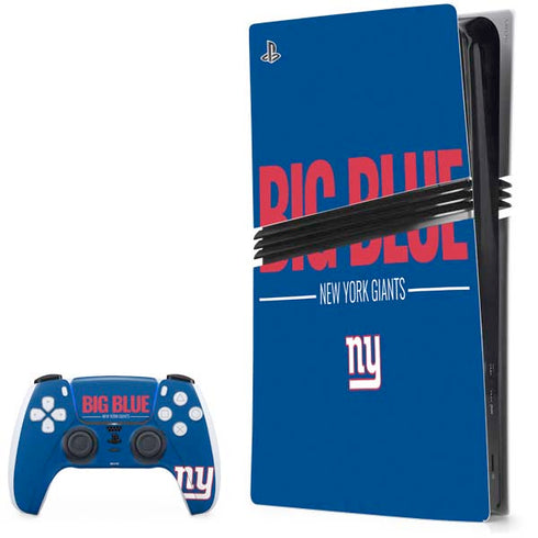 NFL New York Giants Team Motto PlayStation PS5 Skins