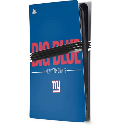 NFL New York Giants Team Motto PS5 Pro Console Skin