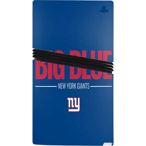 NFL New York Giants Team Motto PS5 Pro Console Skin