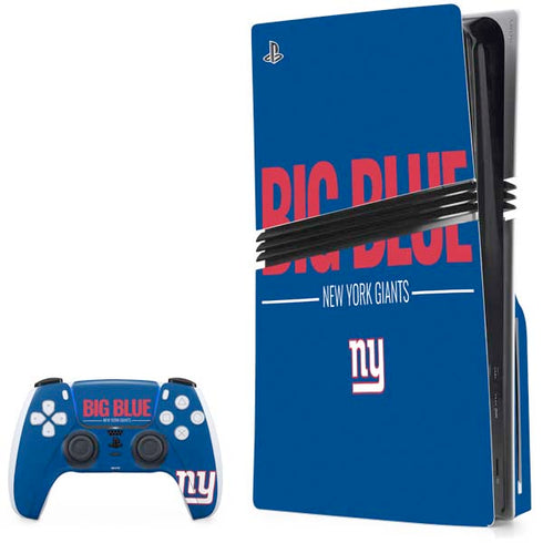 NFL New York Giants Team Motto PlayStation PS5 Skins
