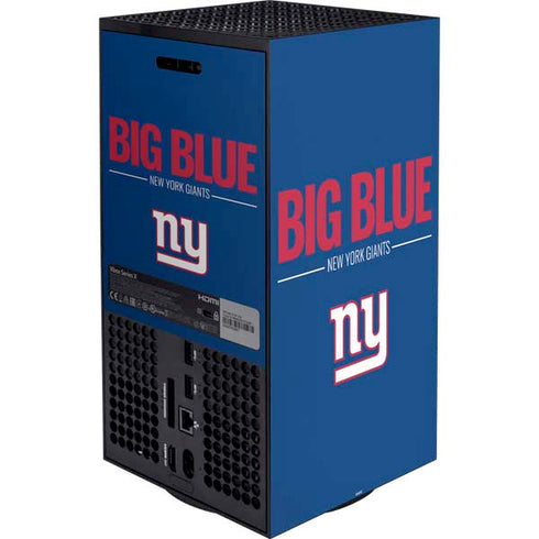 NFL New York Giants Team Motto XBox Series X Digital Edition Bundle Skin