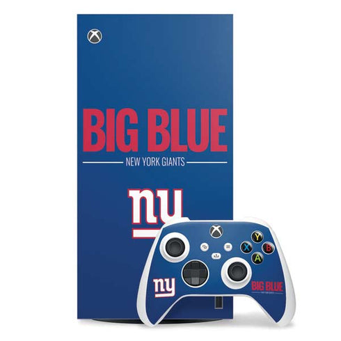 NFL New York Giants Team Motto Xbox Series X Skins