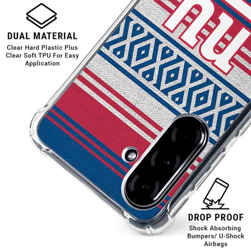 NFL New York Giants Trailblazer Galaxy A36 5G Clear Case