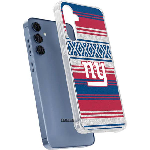 NFL New York Giants Trailblazer Galaxy A55 5G Clear Case
