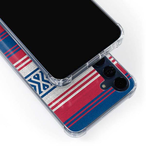 NFL New York Giants Trailblazer Galaxy A55 5G Clear Case