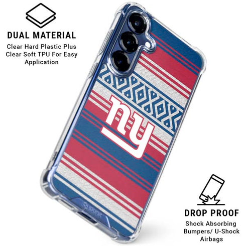 NFL New York Giants Trailblazer Galaxy S25 Plus Clear Case