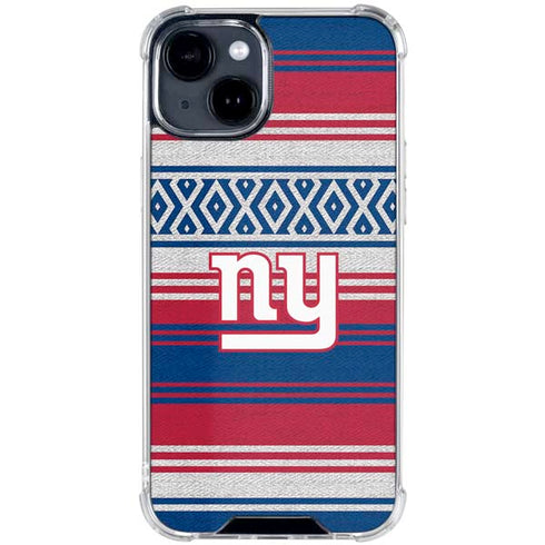 NFL New York Giants Trailblazer iPhone 15 Clear Case