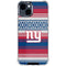 NFL New York Giants Trailblazer iPhone 15 Clear Case