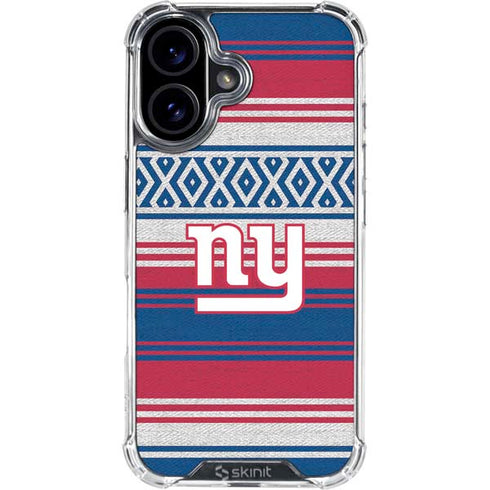 NFL New York Giants Trailblazer iPhone 16 Clear Case