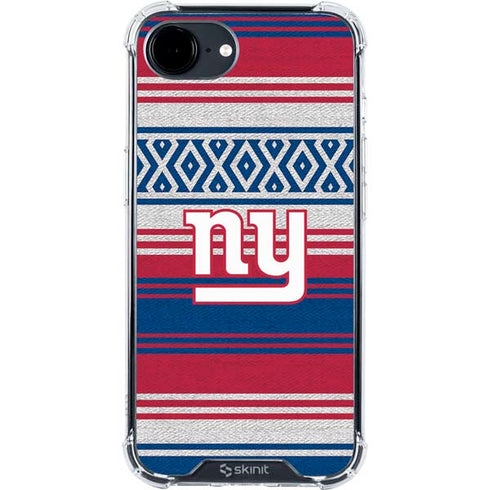NFL New York Giants Trailblazer iPhone 16e Clear Case