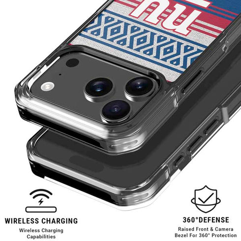 NFL New York Giants Trailblazer iPhone 18 Pro Clear Case
