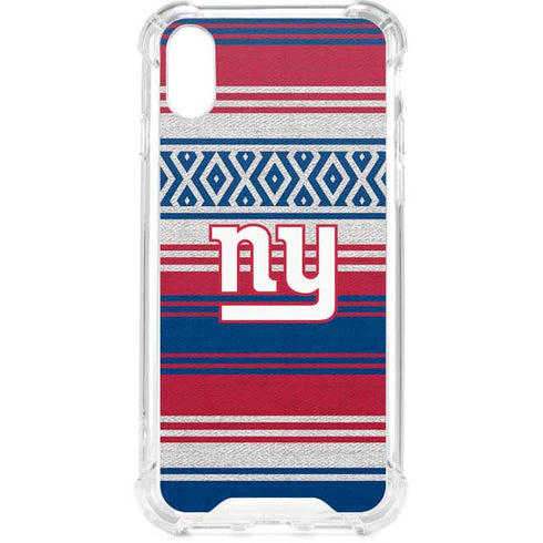 NFL New York Giants Trailblazer iPhone XS Clear Case