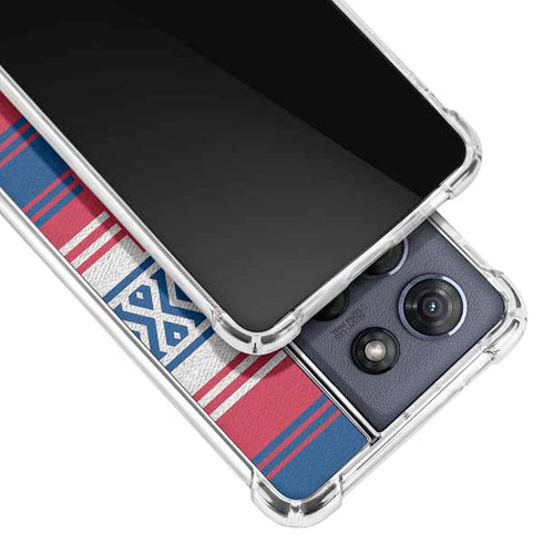 NFL New York Giants Trailblazer Moto G 5G (2025) Clear Case