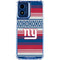 NFL New York Giants Trailblazer Moto G 5G (2024) Clear Case